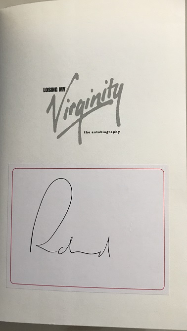 Losing My Virginity The Autobiography By Sir Richard Branson Signed